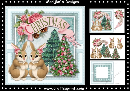 Christmas Bunnies Mini Kit