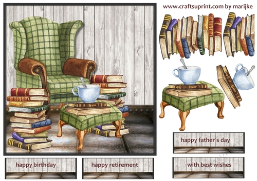 Male Card  Living RoomTopper 2