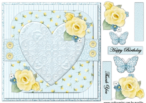 Birthday  Roses Heart 