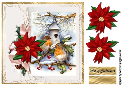 Christmas Robin Quick Card 