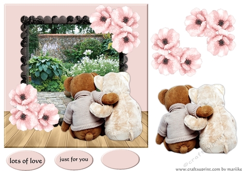 Cute teddies Topper