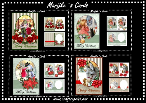 Bumperkit A5  Vintage Christmas cards