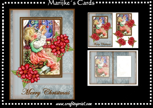 Vintage Child Christmas Mini Kit