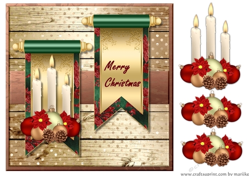 Topper Christmas Candles