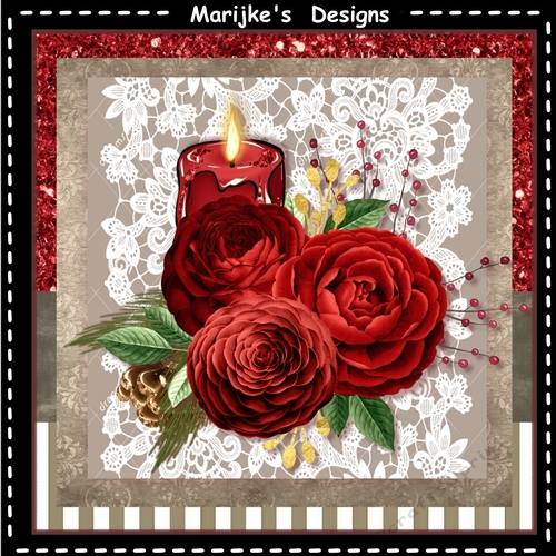 Winter Roses Mini Kit