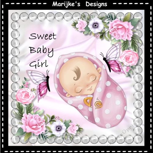 Pearl Framebaby Girl  Mini Kit