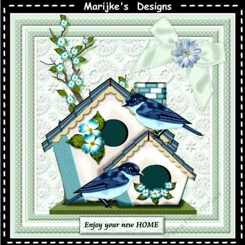 New Home Cute Birdhouse Mini Kit