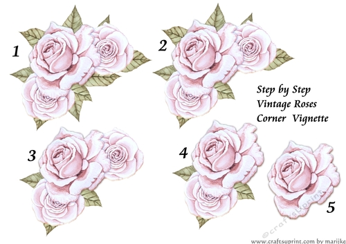 Step By Step Vintage Roses 8