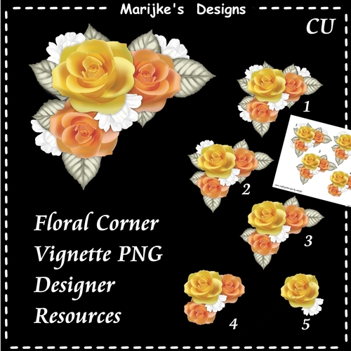 CU  Desiigner Resources Floral Vignette