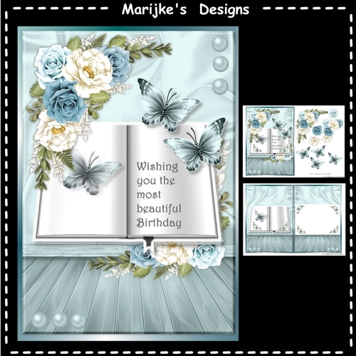 Birthday Roses Book A5 Mini Kit