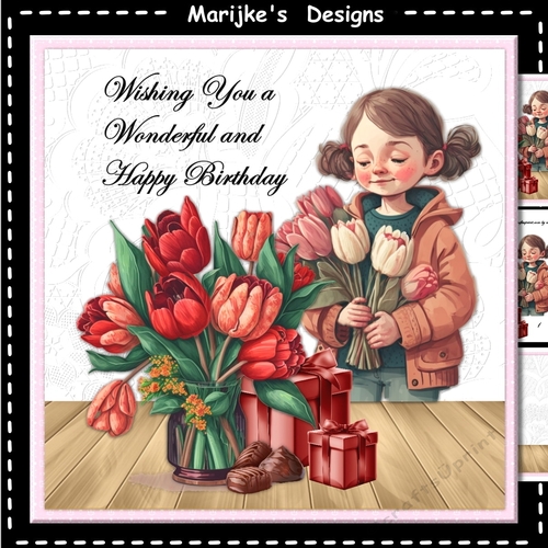Tulips for Your Birthday  Mini Kit