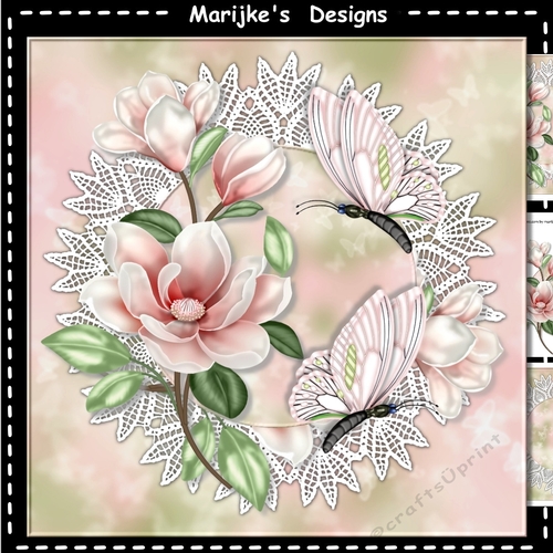 Perfect Peache Magnolias Mini Kit