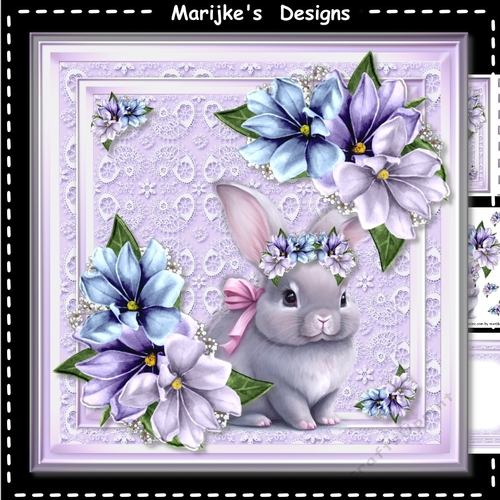 Cute Birthday Bunny Mini Kit