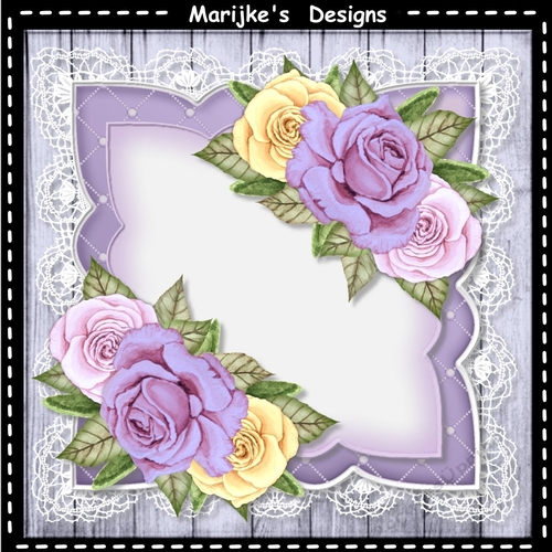  Lace  and Roses  Mini Kit