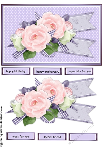 A5   Wonderful birthday  roses
