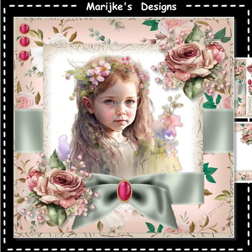 Gorgeous Vintage Girl  Mini Kit