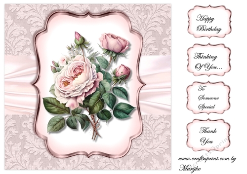 Gorgeous  Roses Topper 1