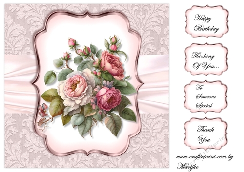 Gorgeous  Roses Topper 2