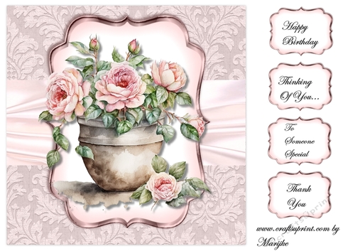 Gorgeous  Roses Topper 7