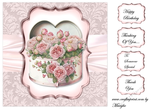 Gorgeous  Roses Topper 8