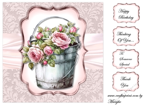Gorgeous  Roses Topper 10