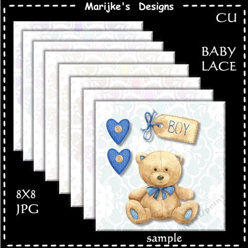 CU Baby Lace Papers