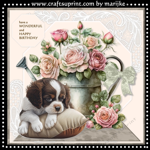 VintagePuppy & Wateringcan Mini Kit