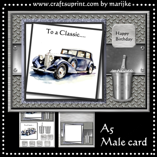 To a Classic Male Card A5 Mini Kit