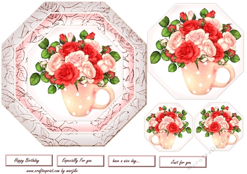 Octagon Fresh Roses