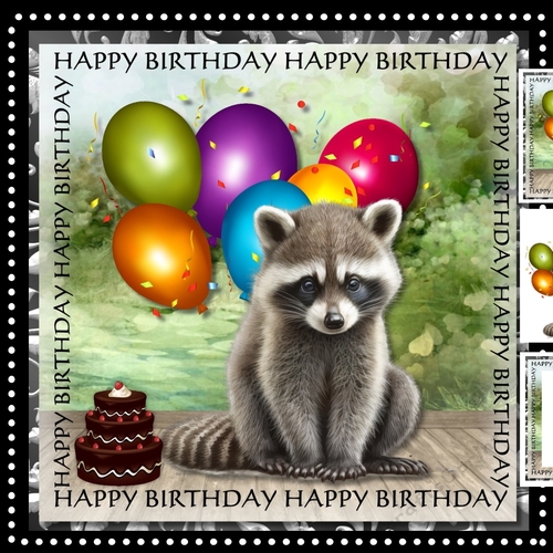 Birthday Raccoon Mini Kit