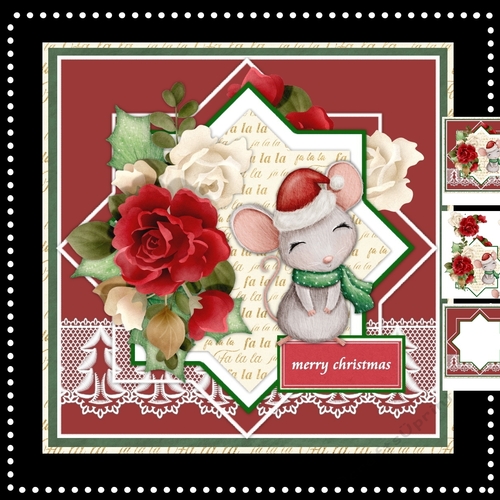 Christmas Roses Mini Kit