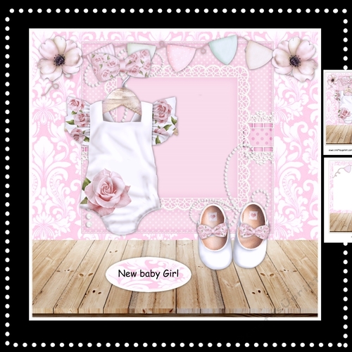 Vintage new baby Girl  mini kit