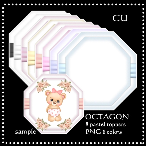 CU Designer Desources Octagon Toppers
