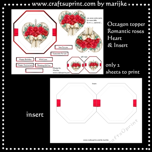 Octagon Romantic Roses Mini Kit