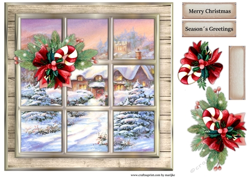 Christmas Window 1