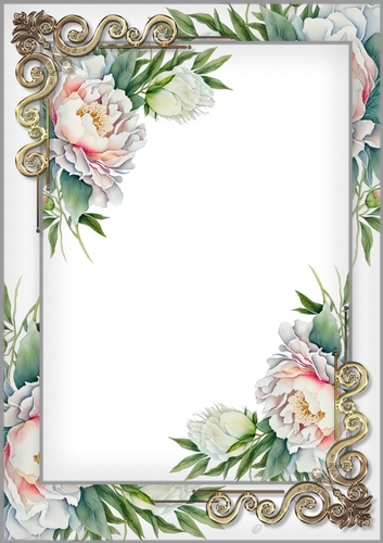 A4 Vintage Roses 3