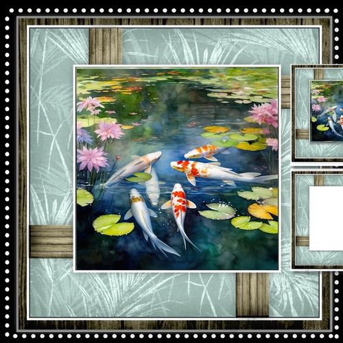 Male Card Koi Fish Mini Kit 3