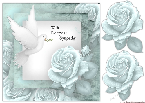 Sympathy Roses 1 With deepest Sympathy