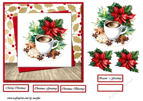 Christmas Coffee Quick Card  1