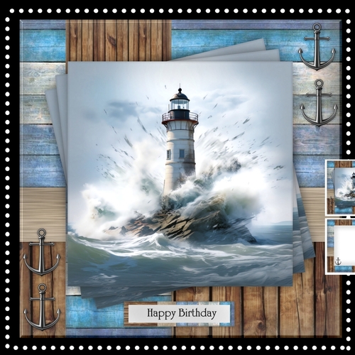Male Card The Lighthouse Mini Kit