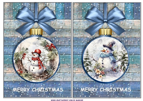 Christmas Boy Baubles Toppers 3