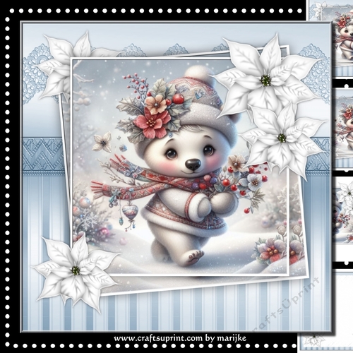 Cute Polar Bear Mini Kit