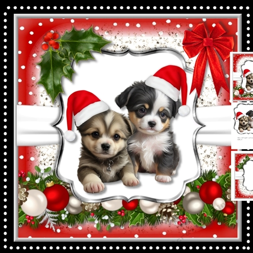 Christmas Puppies Mini Kit