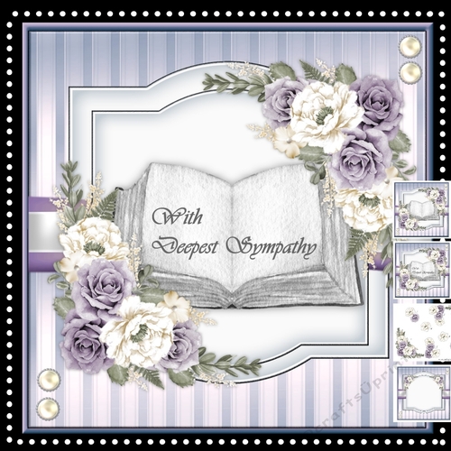 Sympathy Book Roses 