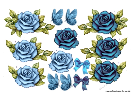 Step By Step Roses, Butterflies and Bows  2