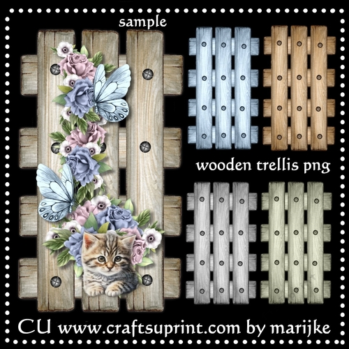 CU Wooden Trellis