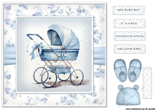 Baby Boy Pram 1