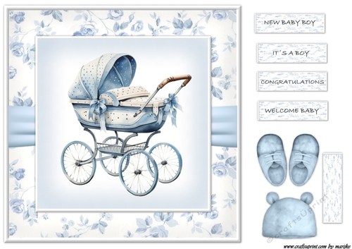 Baby Boy Pram 2