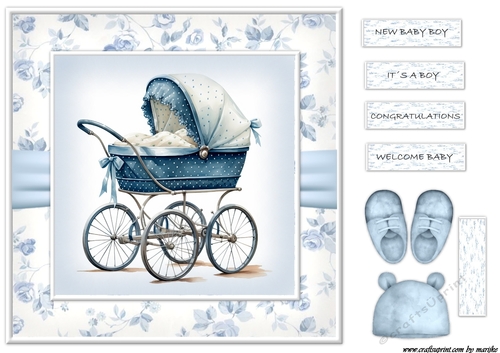 Baby Boy Pram 4