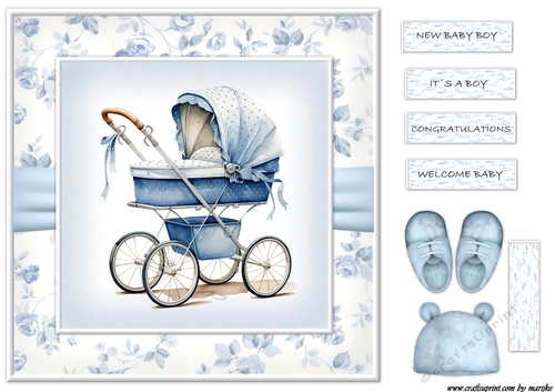 Baby Boy Pram 5
